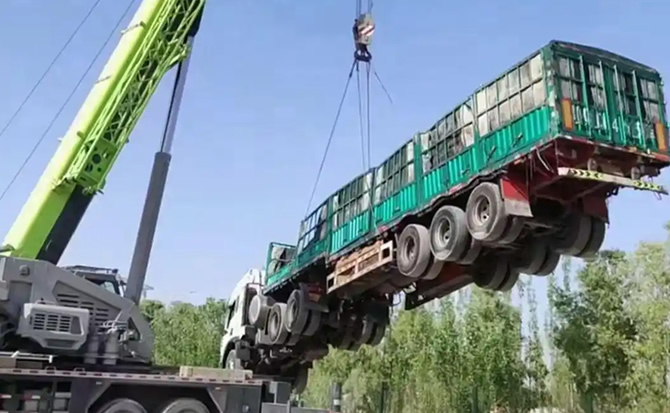 尚志道路脱困救援案例